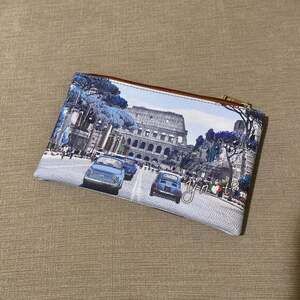 Ynot? Italian Venice Gondola Scene Yes Bag Pouch with zipper